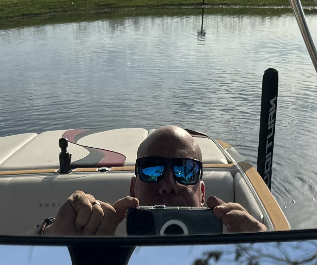 Out on the boat